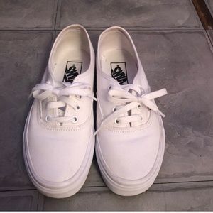 All white vans